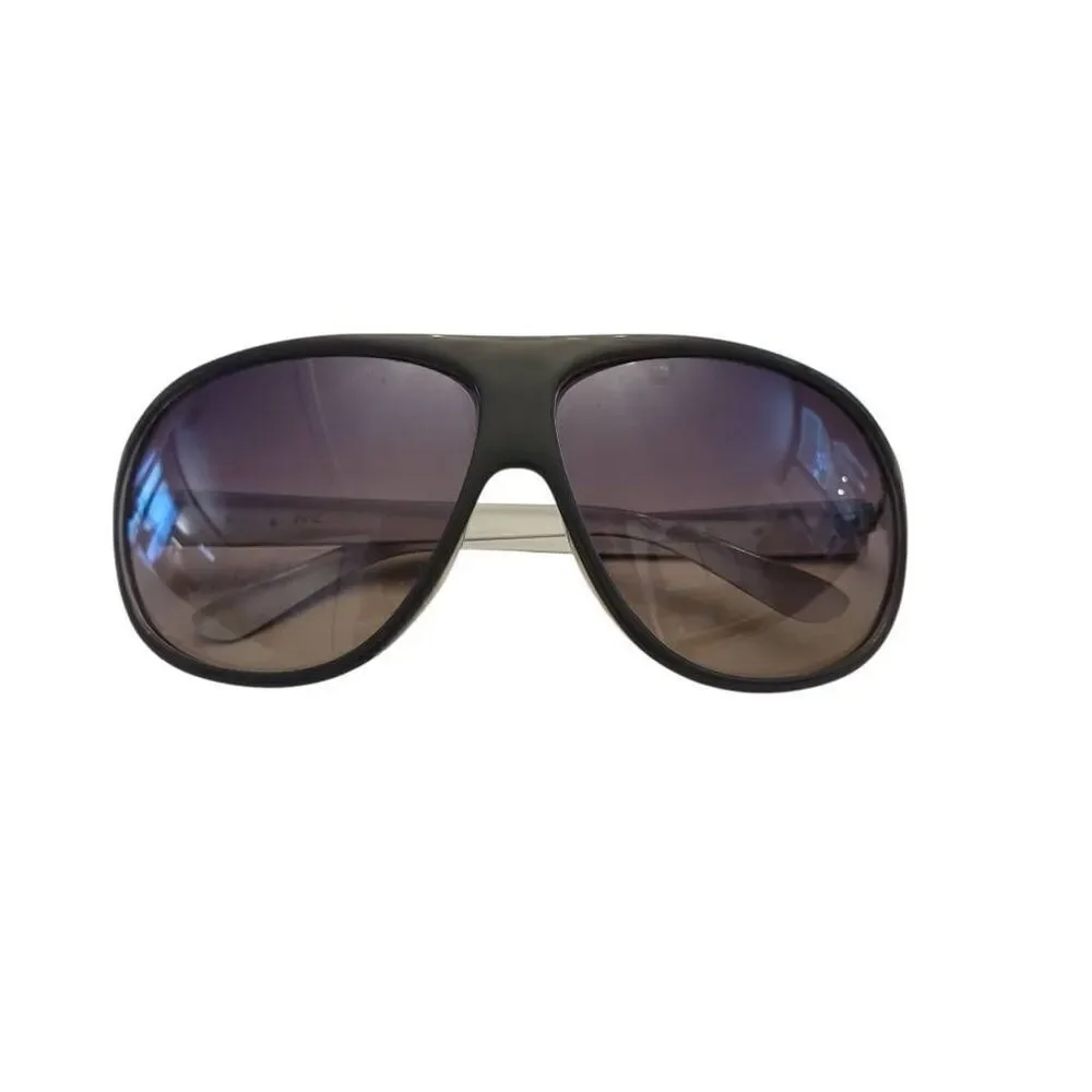 Relic Dark Gray Frame Gradient Black Lens Sunglasses w NEW Soft Leather Case